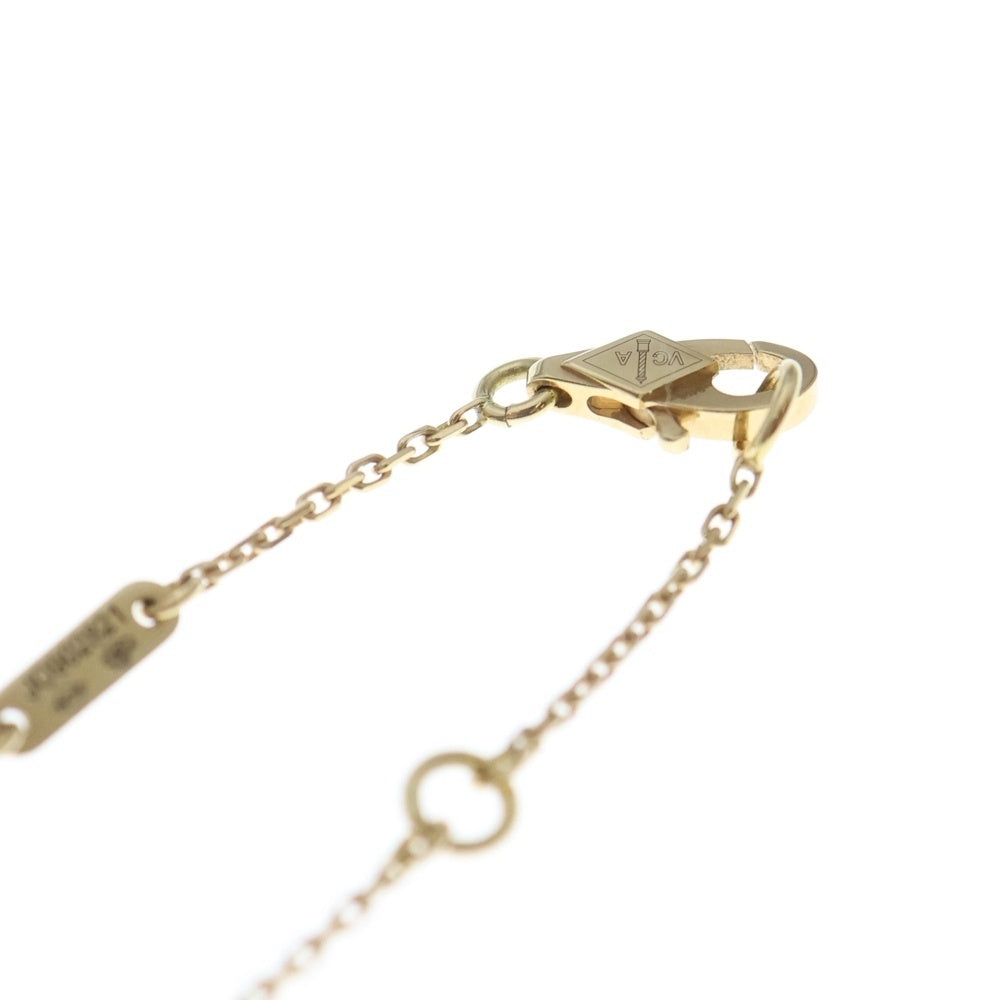 Van Cleef & Arpels(ヴァンクリーフアンドアーペル) スウィート アルハンブラ マザーオブパール ネックレス Au750 K18 YG イエローゴールド VCARF69100 レディース