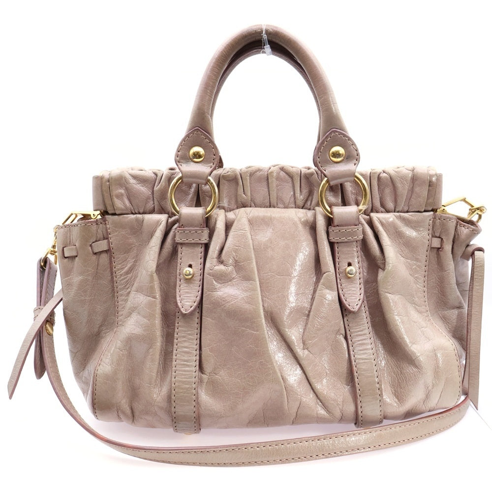 miumiu(ミュウミュウ) ヴィッテロルクス 2wayハンドバッグ ショルダー