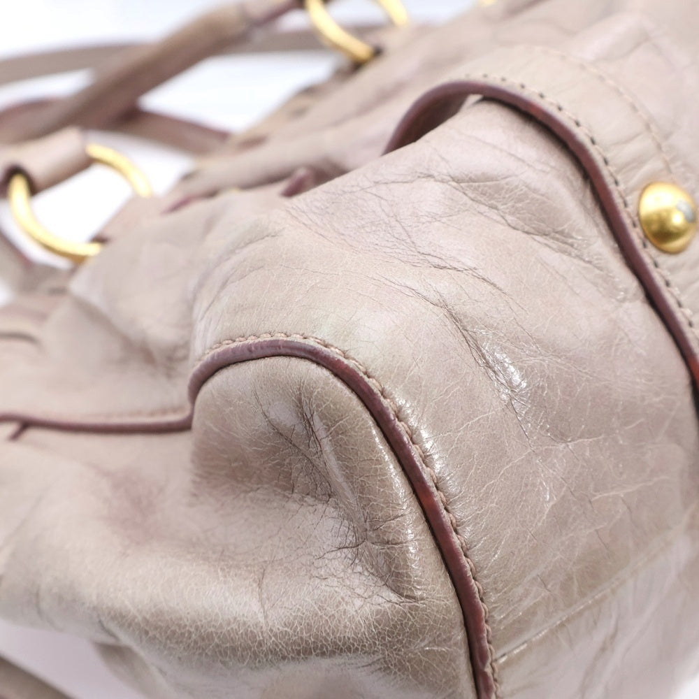 miumiu(ミュウミュウ) ヴィッテロルクス 2wayハンドバッグ ショルダー