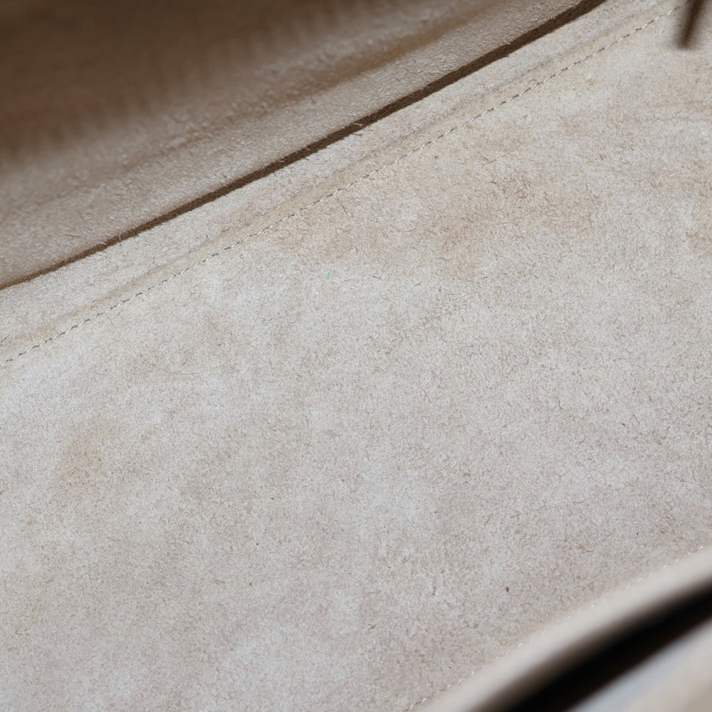 CELINE(セリーヌ) ラゲージ マイクロ ベージュ レザー ハンドバッグ レディース