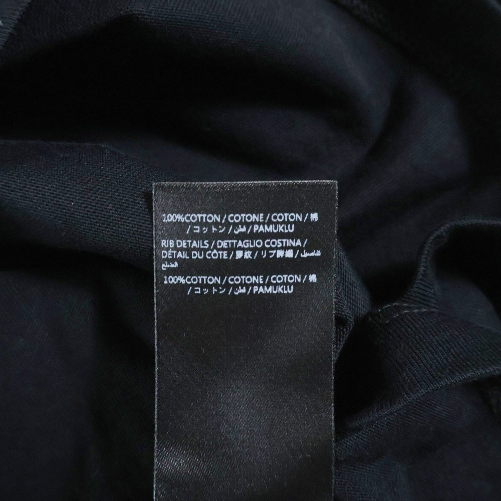 AMIRI(アミリ) BONES STACKED LONG SLEEVE TEE ボーン スタック ロゴプリント ロングスリーブ 長袖Tシャツ カットソー ブラック AMJYTE1076