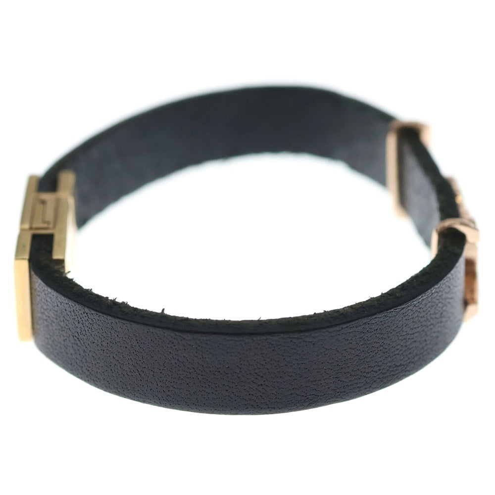 SAINT LAURENT PARIS(サンローランパリ) ロゴ ブレスレット ブラック