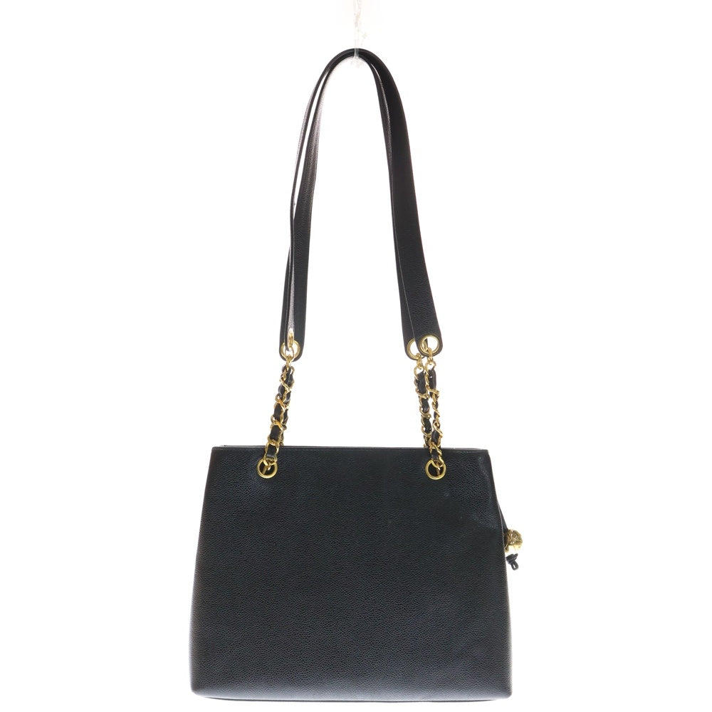 CHANEL(シャネル) ココマーク ターンロック キャビアスキン ココボール