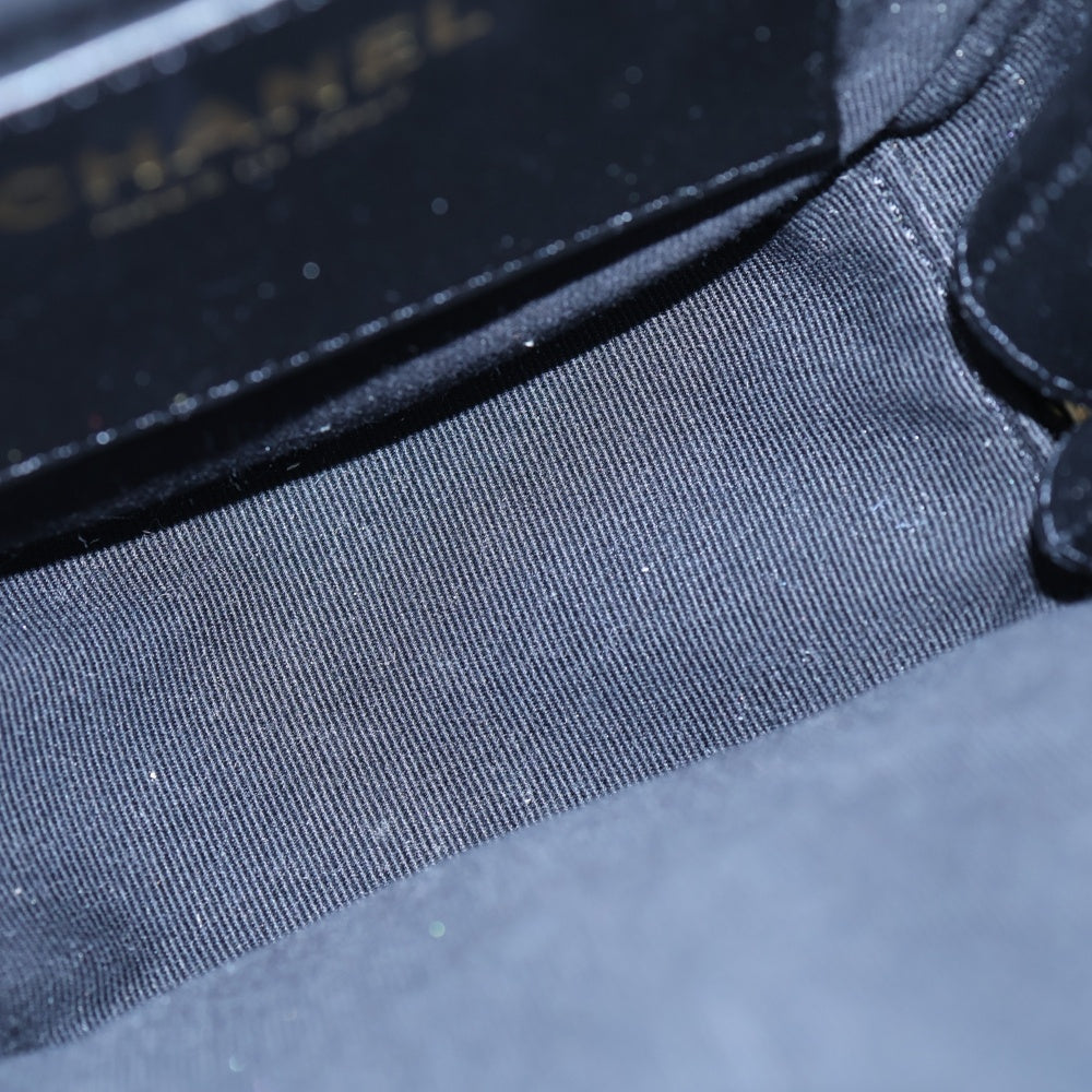 CHANEL(シャネル) スモールバニティケース チェーンバッグ ミニバッグ ショルダーバッグ ブラック キャビアスキン AS3875 ゴールド金具 レディース