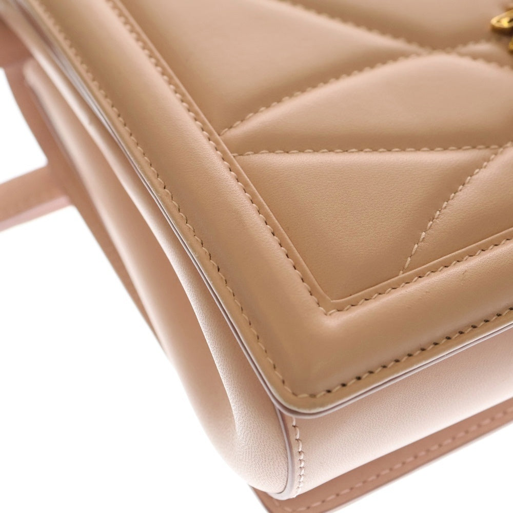 DOLCE & GABBANA(ドルチェアンドガッバーナ) ディヴォーション 2wayショルダーバッグ ピンク レザー ハンドバッグ