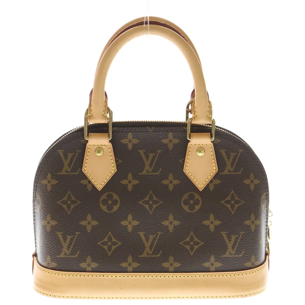 LOUIS VUITTON(ルイヴィトン) モノグラム アルマBB ブラウン PVC 2WAY ハンドバッグ ショルダーバッグ M53152 ICタイプ レディース