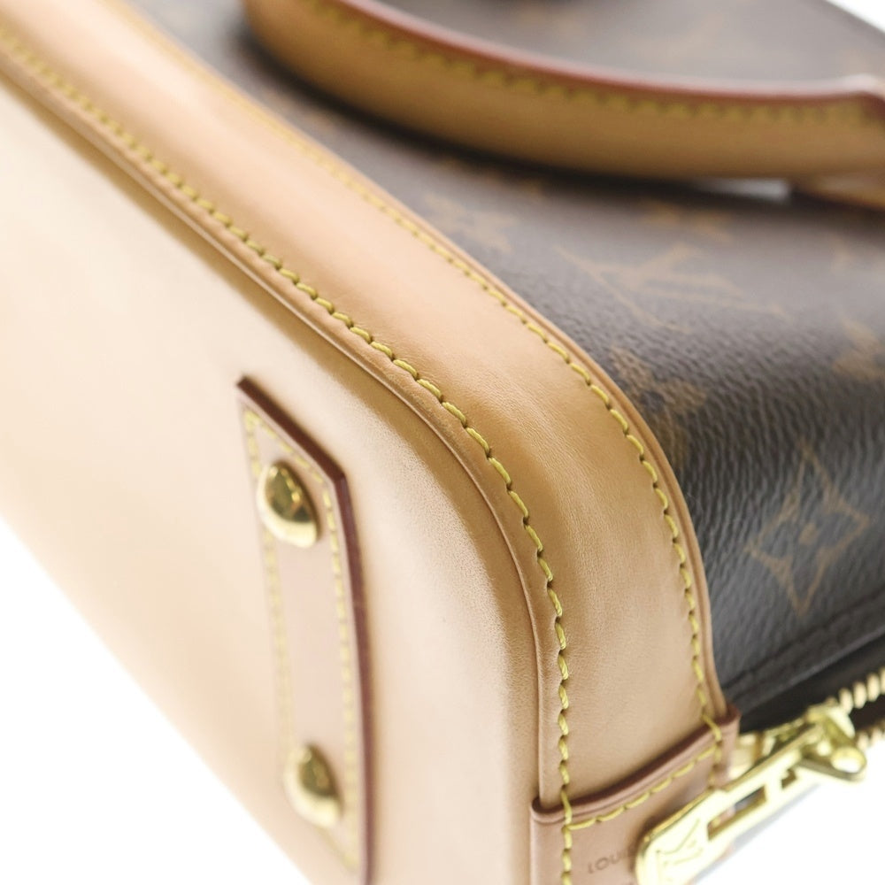LOUIS VUITTON(ルイヴィトン) モノグラム アルマBB ブラウン PVC 2WAY ハンドバッグ ショルダーバッグ M53152 ICタイプ レディース