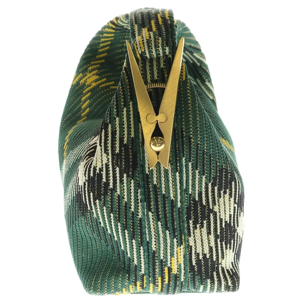 BURBERRY(バーバリー) PEG ミニダッフルバッグ ハンドバッグ グリーン キャンバス