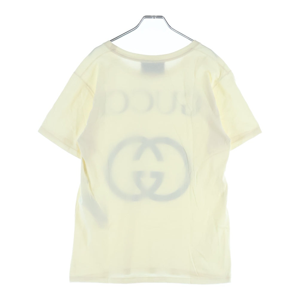 GUCCI(グッチ) 18AW インターロッキングG オーバーサイズ 半袖Tシャツ カットソー ホワイト 493117 X3Q35 レディース