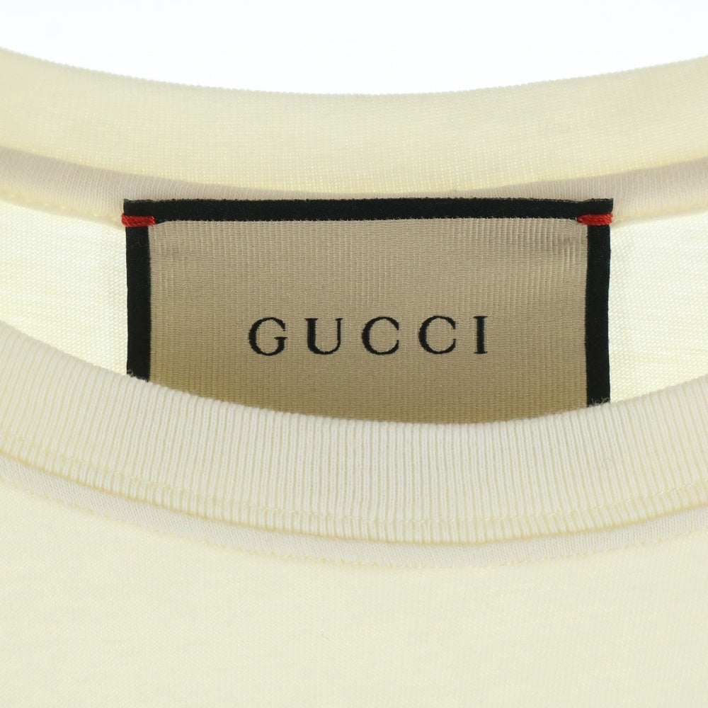 GUCCI(グッチ) 18AW インターロッキングG オーバーサイズ 半袖Tシャツ カットソー ホワイト 493117 X3Q35 レディース