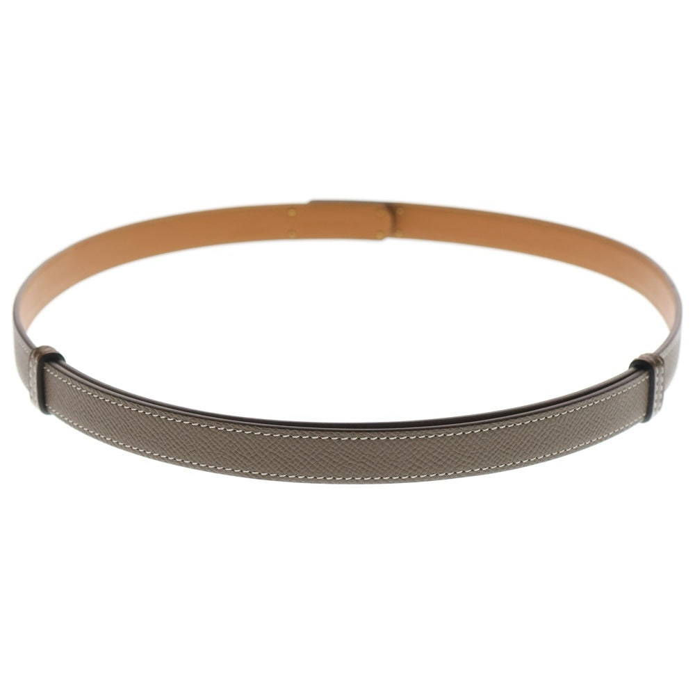 HERMES(エルメス) ケリーベルト18 エトゥープ エプソン ゴールド金具 W刻印 レディース