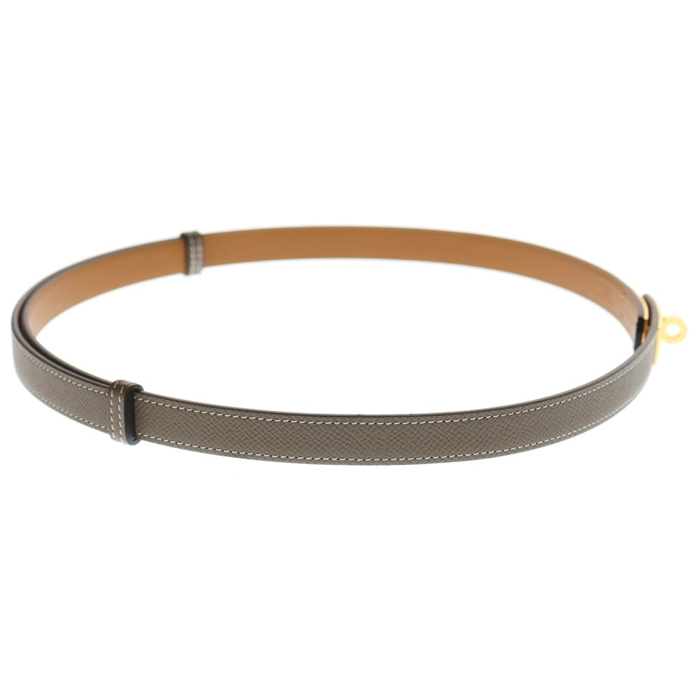 HERMES(エルメス) ケリーベルト18 エトゥープ エプソン ゴールド金具 W