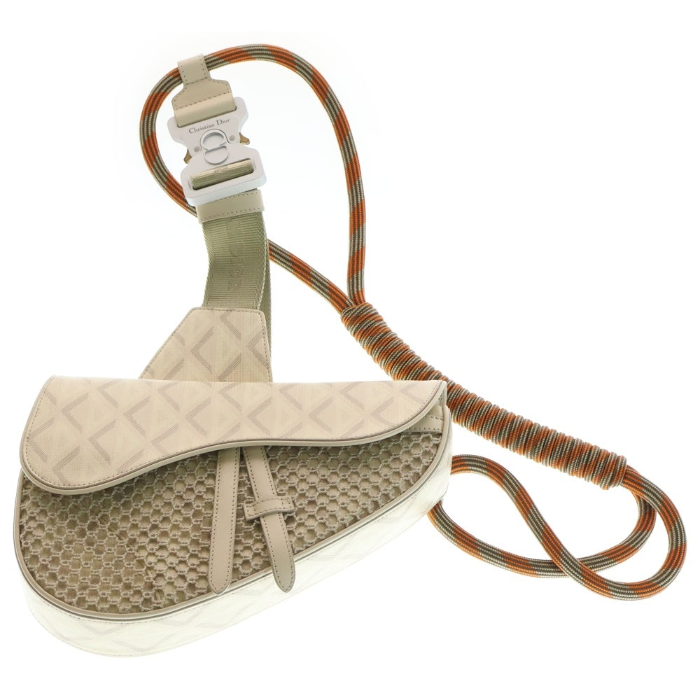 Christian Dior(クリスチャンディオール) ノーティックサドルバッグ CDダイヤモンド ショルダーバッグ ベージュ 29-BO-0232 レディース