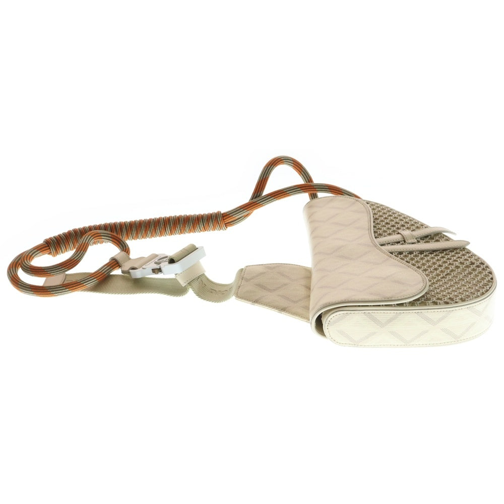 Christian Dior(クリスチャンディオール) ノーティックサドルバッグ CDダイヤモンド ショルダーバッグ ベージュ 29-BO-0232 レディース