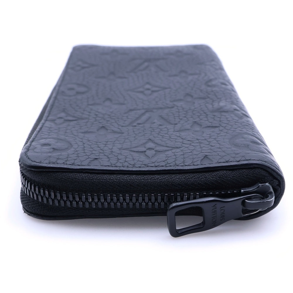 LOUIS VUITTON(ルイヴィトン) モノグラム アンプラント ヴェルティカル ジッピーウォレット ロングウォレット 長財布 ブラック M69047 ブラック金具 レディース