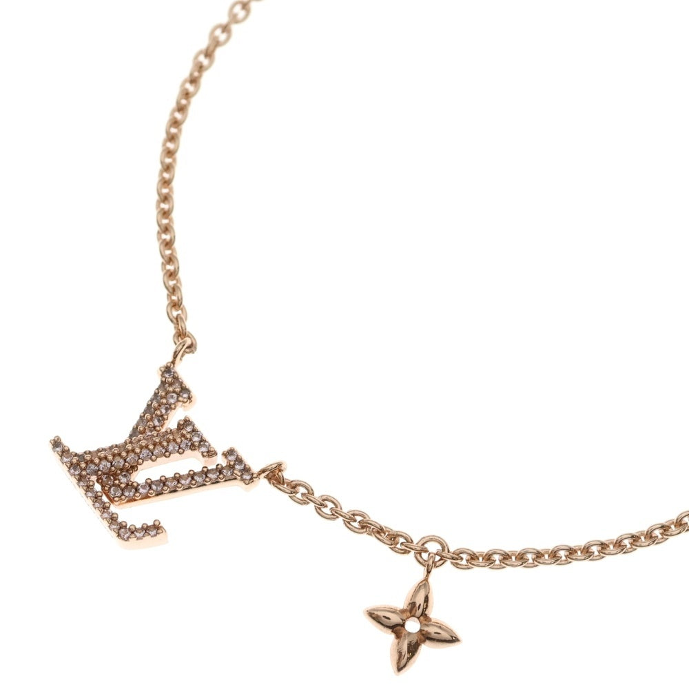 LOUIS VUITTON(ルイヴィトン) コリエ LVアイコニック ネックレス ペンダント チェーン ピンクゴールド GP M00985