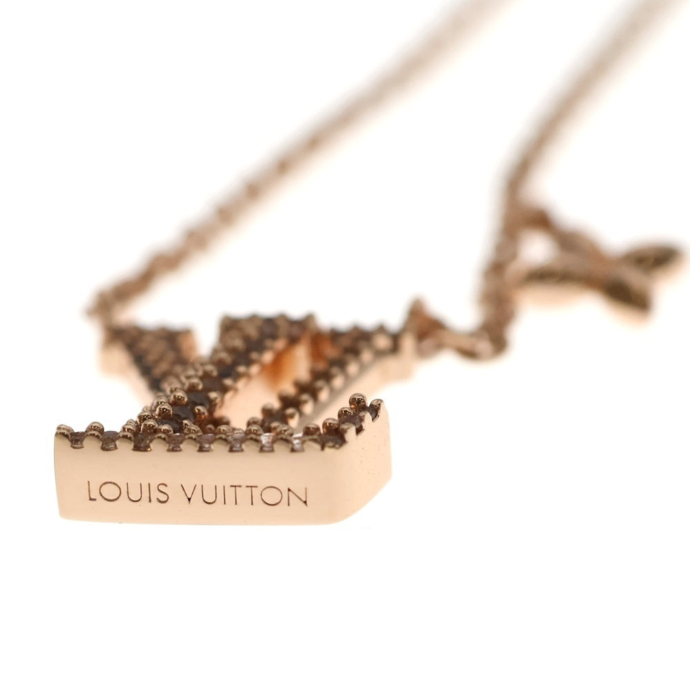 LOUIS VUITTON(ルイヴィトン) コリエ LVアイコニック ネックレス ペンダント チェーン ピンクゴールド GP M00985