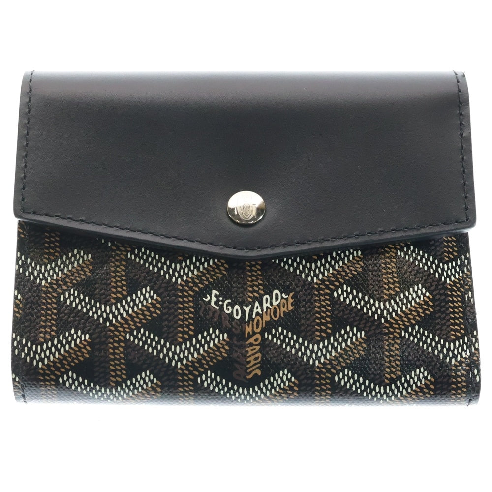 GOYARD(ゴヤール) サン・ガブリエルウォレット ブラック PVC×レザー 財布 レディース