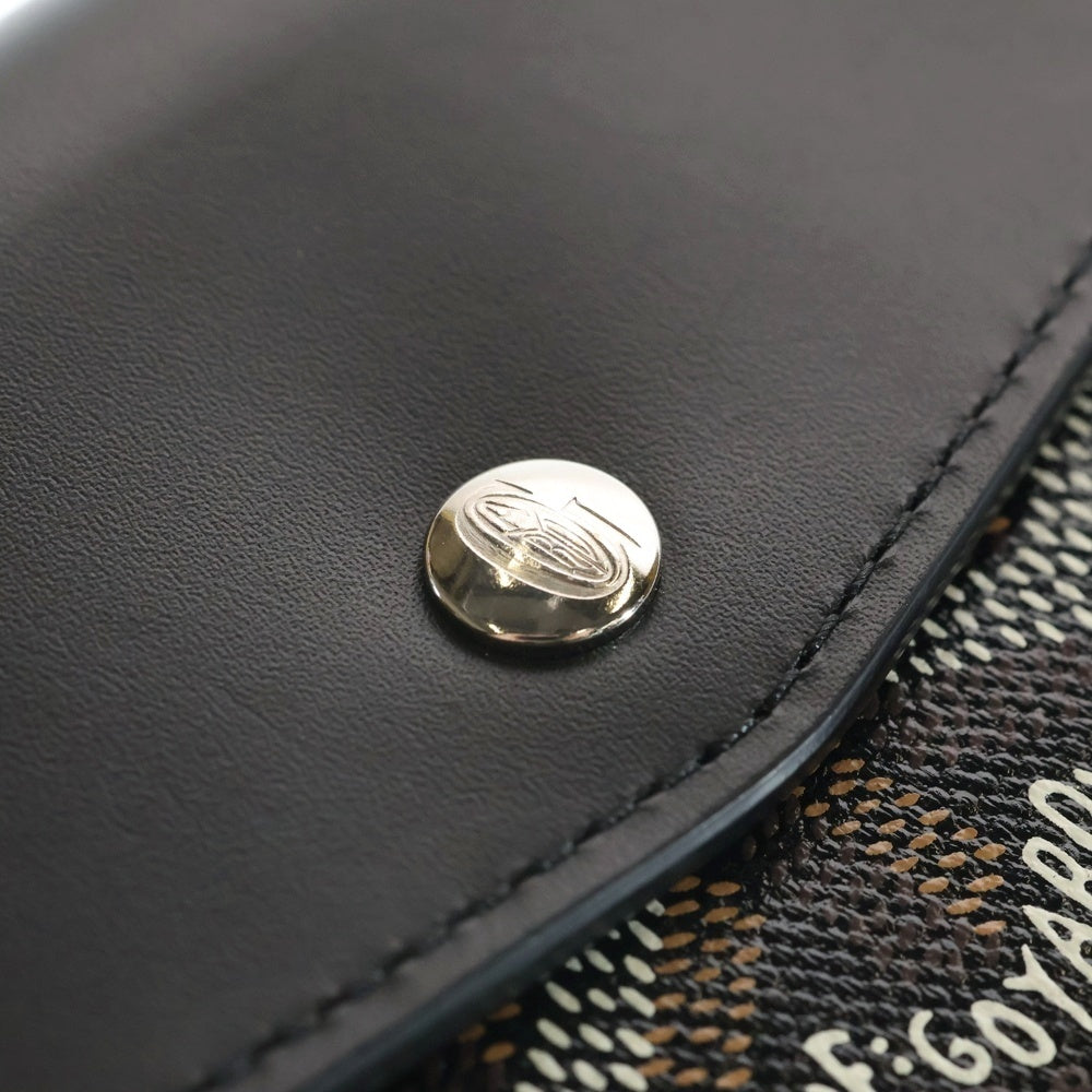 GOYARD(ゴヤール) サン・ガブリエルウォレット ブラック PVC×レザー 財布 レディース