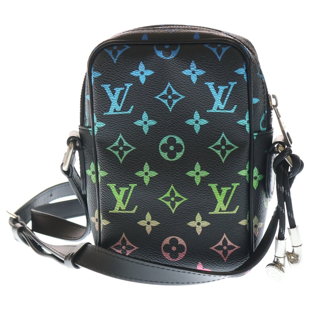 LOUIS VUITTON(ルイヴィトン) モノグラム イリディセント アマゾン ショルダーバッグ ミニバッグ ブラック PVC レザー M13898 シルバー金具 レディース