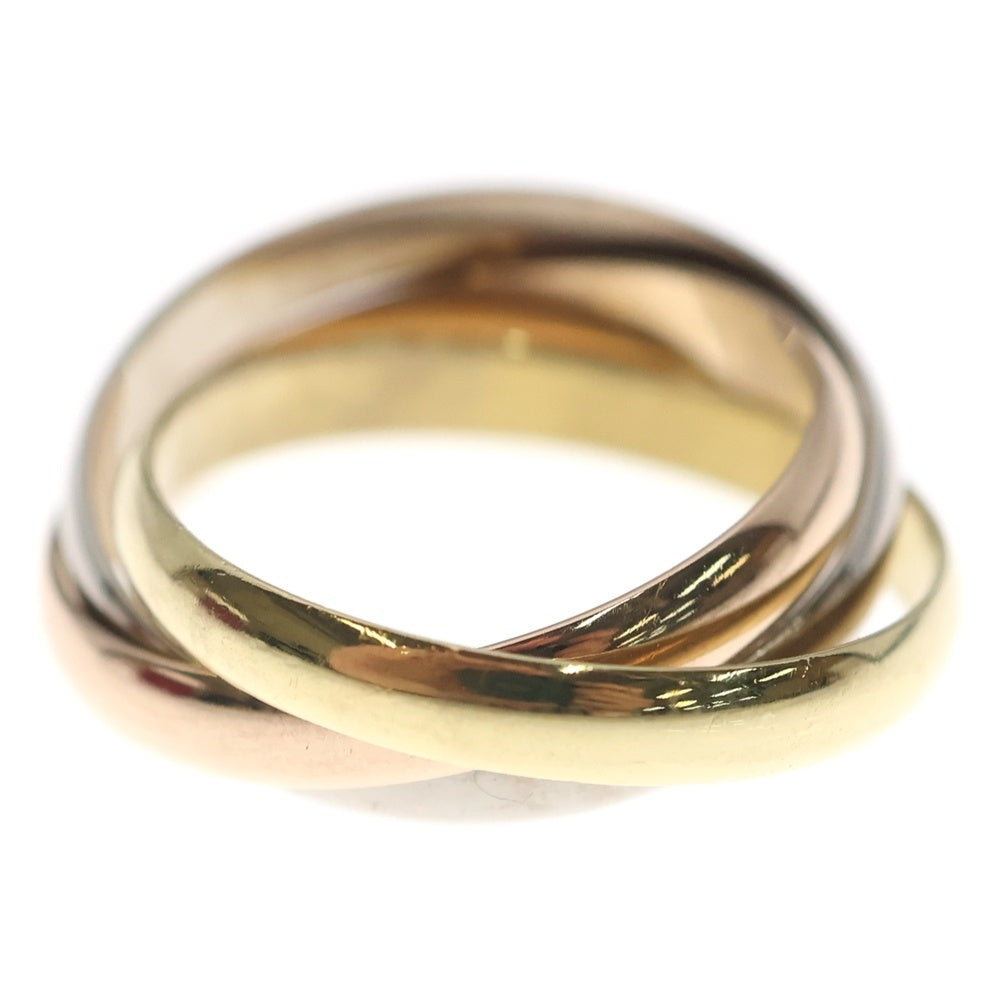 Cartier(カルティエ) トリニティ スモール リング イエローゴールド×ピンクゴールド×ホワイトゴールド Au750YG/PG/WG #50 指輪 ジュエリー レディース