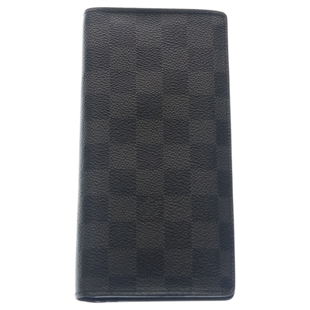 LOUIS VUITTON(ルイヴィトン) ミエグラフィット ポルトフォイユ ブラザ ロングウォレット 長財布 カードケース ブラック レザー×PVC N62665 シルバー金具 レディース