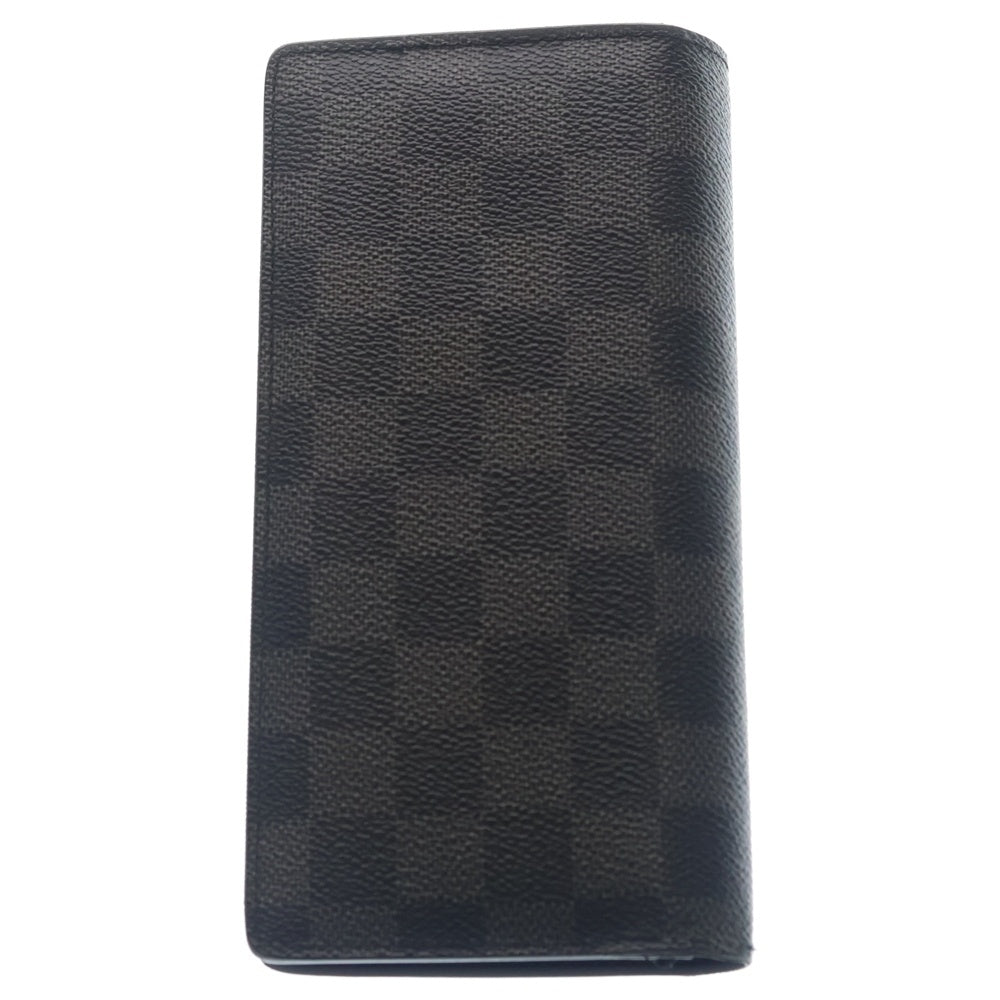 LOUIS VUITTON(ルイヴィトン) ミエグラフィット ポルトフォイユ ブラザ ロングウォレット 長財布 カードケース ブラック レザー×PVC N62665 シルバー金具 レディース