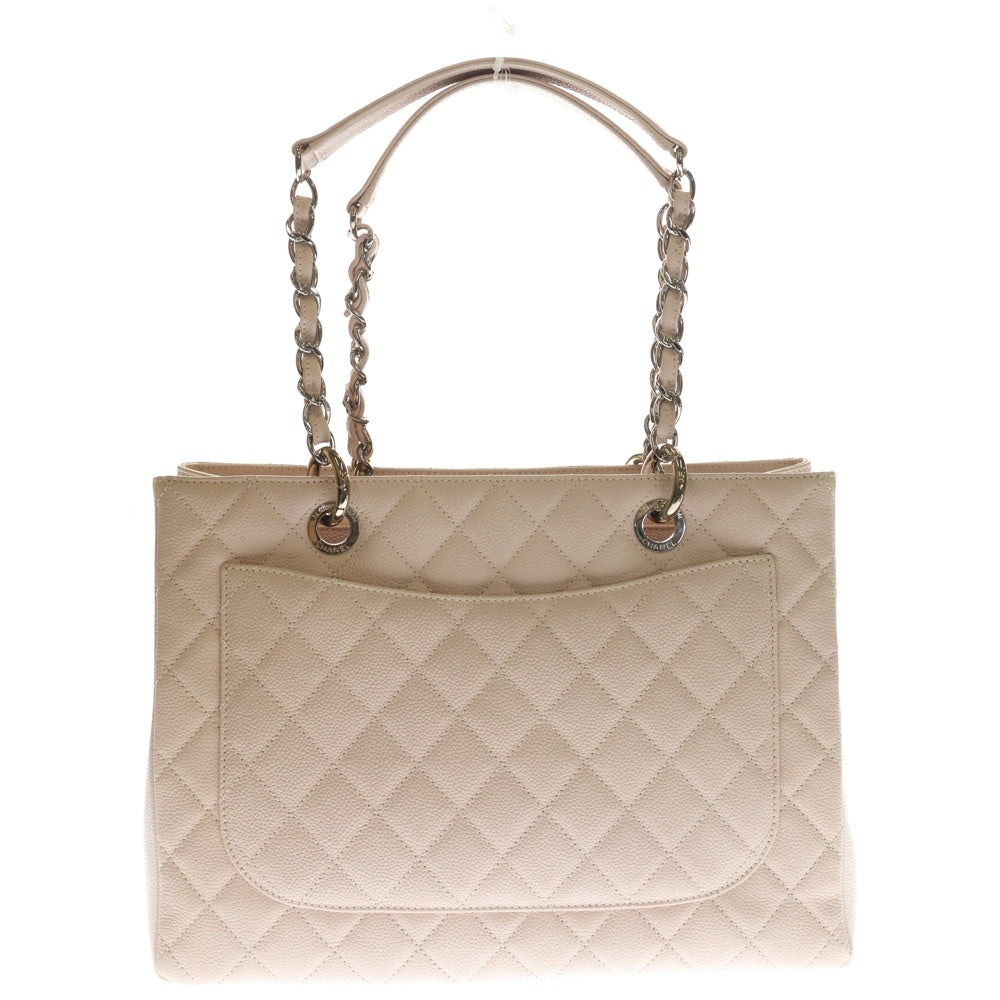 CHANEL(シャネル) ココマーク GSTトート ピンク キャビアスキン ハンドバッグ トートバッグ シルバー金具 レディース