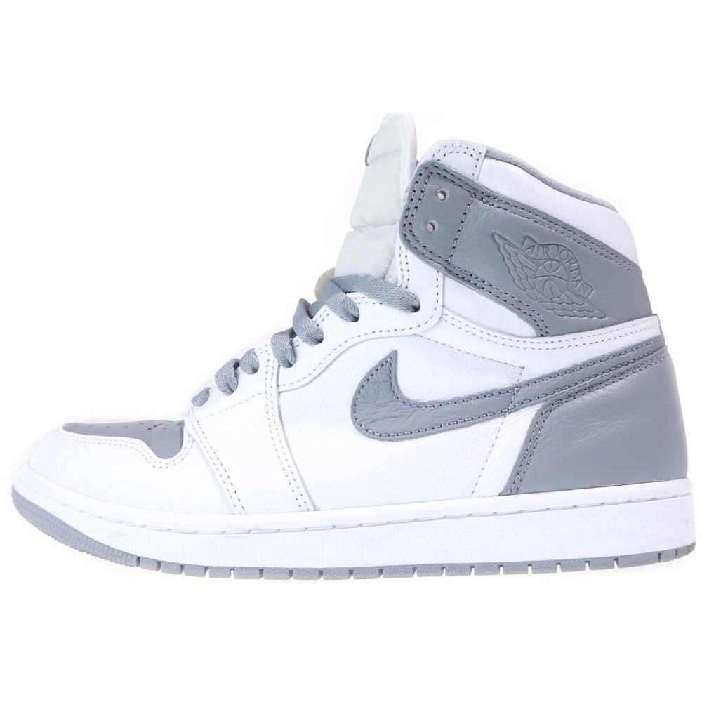 NIKE(ナイキ) AIR JORDAN1 RETRO HIGH OG STEALTH エアジョーダン 1 ステルス ハイカットスニーカー グレー/ホワイト US9/27cm 555088-037