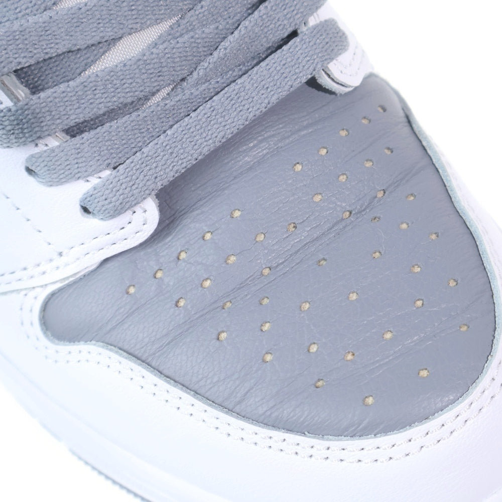 NIKE(ナイキ) AIR JORDAN1 RETRO HIGH OG STEALTH エアジョーダン 1 ステルス ハイカットスニーカー グレー/ホワイト US9/27cm 555088-037