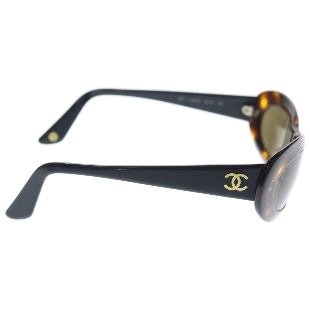 CHANEL(シャネル) ココマーク オーバルフレーム カラーレンズ サングラス メガネ 眼鏡 アイウェア ブラウン C.533/93 レディース