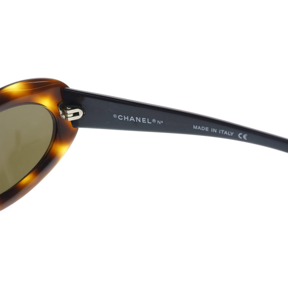 CHANEL(シャネル) ココマーク オーバルフレーム カラーレンズ サングラス メガネ 眼鏡 アイウェア ブラウン C.533/93 レディース
