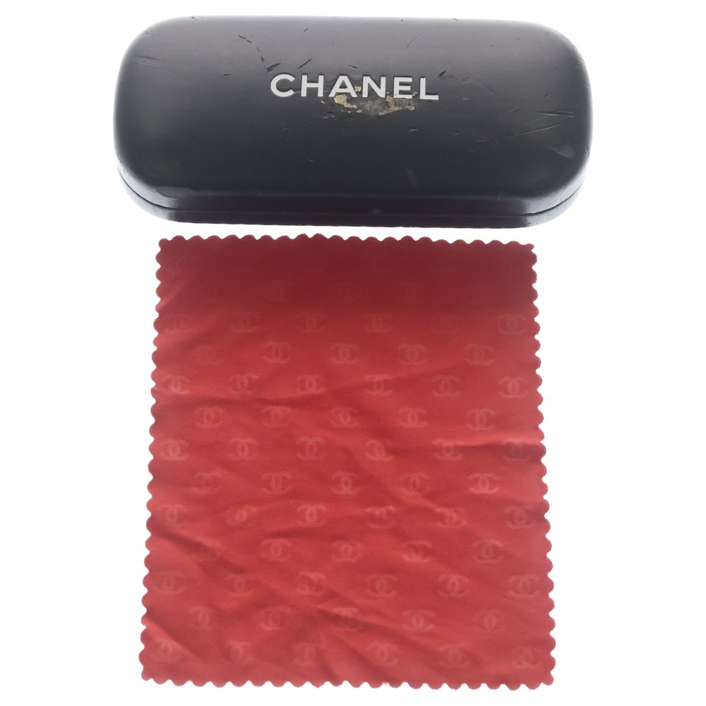 CHANEL(シャネル) ココマーク 総柄 オーバルフレーム サングラス メガネ 眼鏡 サングラス アイウェア ブラック 18316/C0229