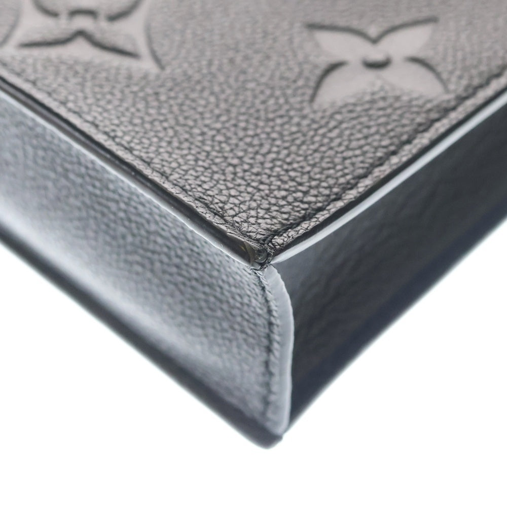 LOUIS VUITTON(ルイヴィトン) モノグラム アンプラント プティット サックプラ 2WAYバッグ ショルダーバッグ ミニハンドバッグ ブラック ノワール レザー M81417 ゴールド金具 レディース