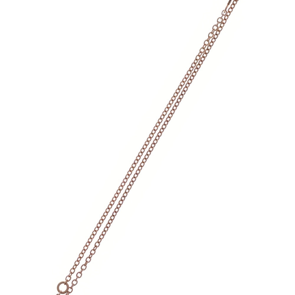 DAMIANI(ダミアーニ) ベルエポック M クロスネックレス ペンダント チェーン レインボー サファイア ピンクゴールド×マルチカラー 750PG レディース