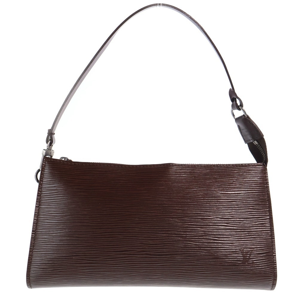 LOUIS VUITTON(ルイヴィトン) ポシェット アクセソワール エピ レザー アクセサリーポーチ シルバー金具 ブラウン M5294D レディース