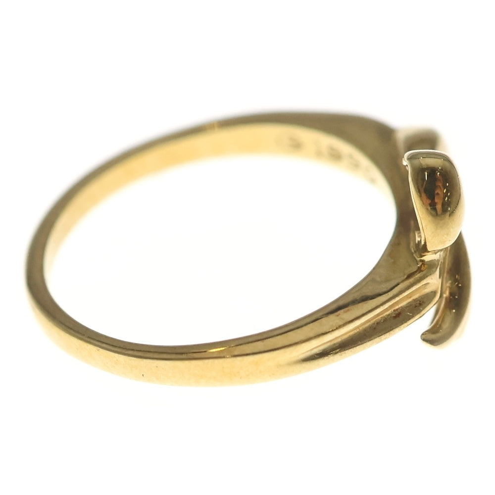 TIFFANY & Co.(ティファニー) ブルーボックス ボウ リング Au750 K18 YG イエローゴールド