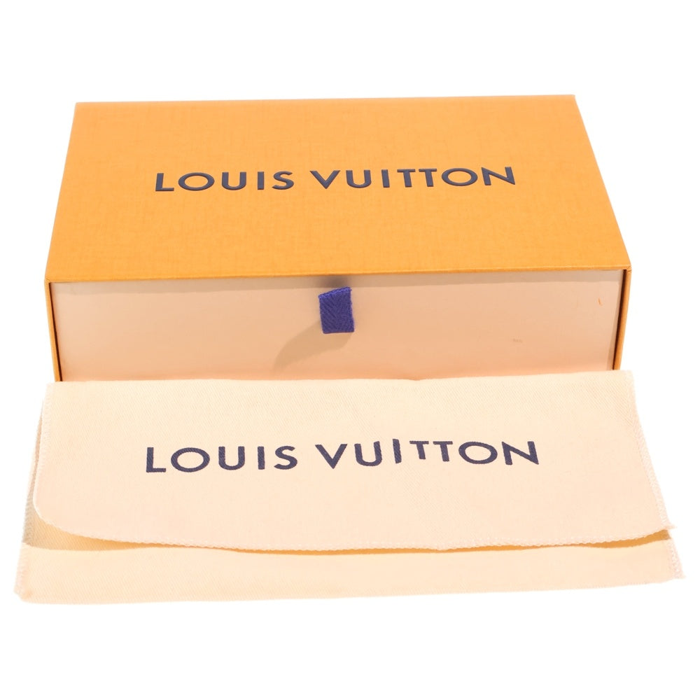LOUIS VUITTON(ルイヴィトン) モノグラム ポルトフォイユ・クレマンス フラワーチャーム ロングウォレット 長財布 カードケース ブラウン PVCレザー M64201 ゴールド金具 レディース