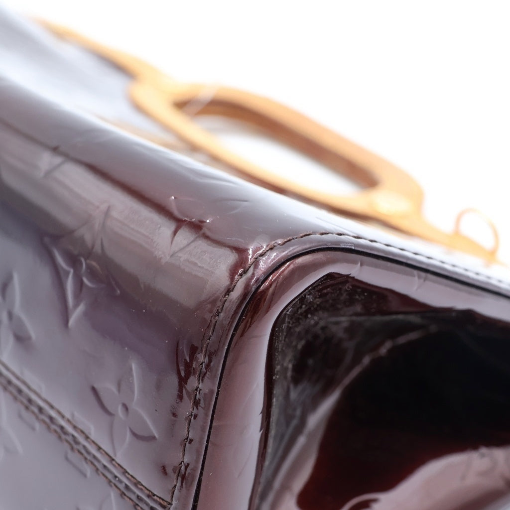 LOUIS VUITTON(ルイヴィトン) モノグラム ヴェルニ ロクスバリードライブ ハンドバッグ ショルダーバッグ パープル M91995 レディース