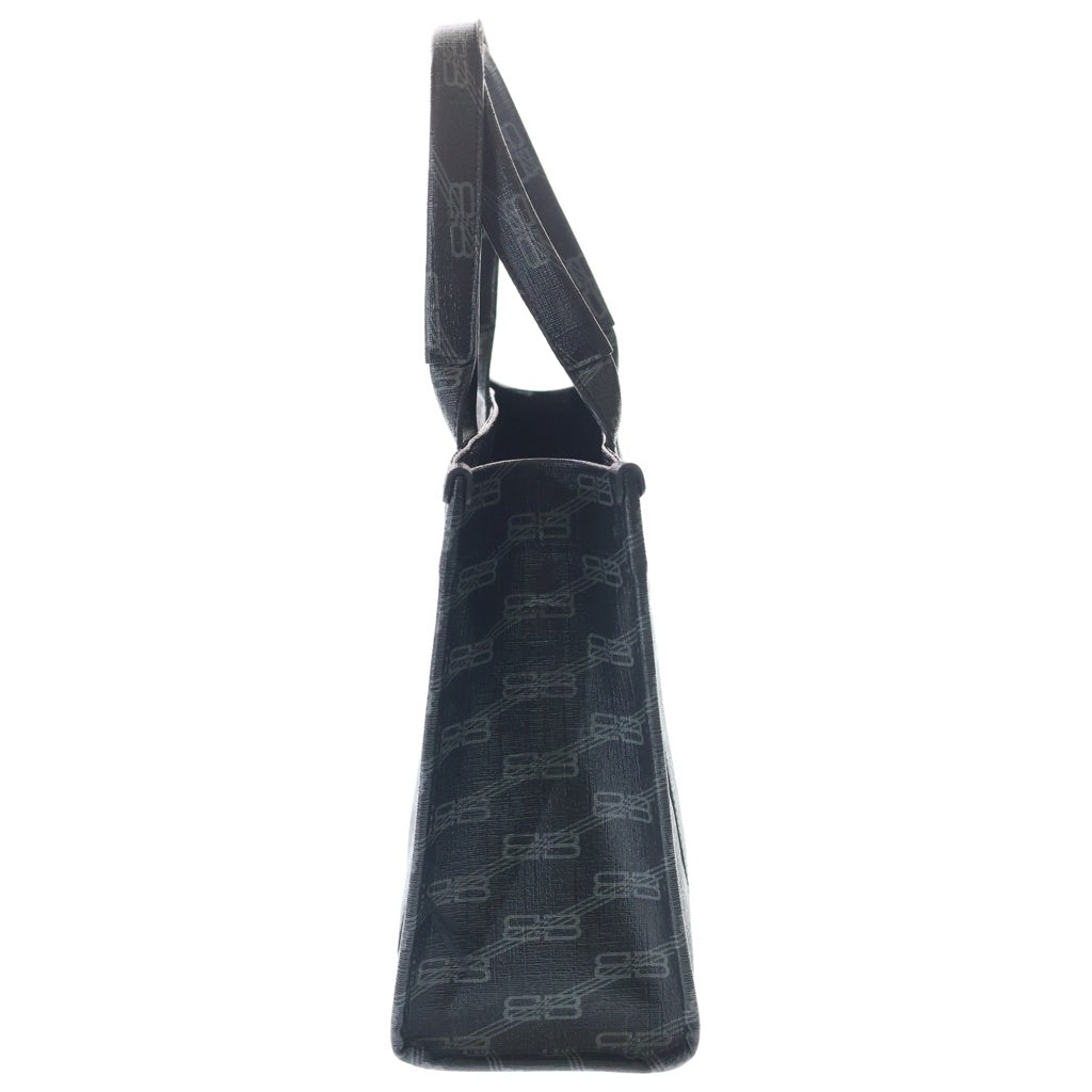 BALENCIAGA(バレンシアガ) ハードウェア スモール ハンドバッグ 2WAYバッグ ショルダーバッグ ブラック レザー 671402 シルバー金具 レディース