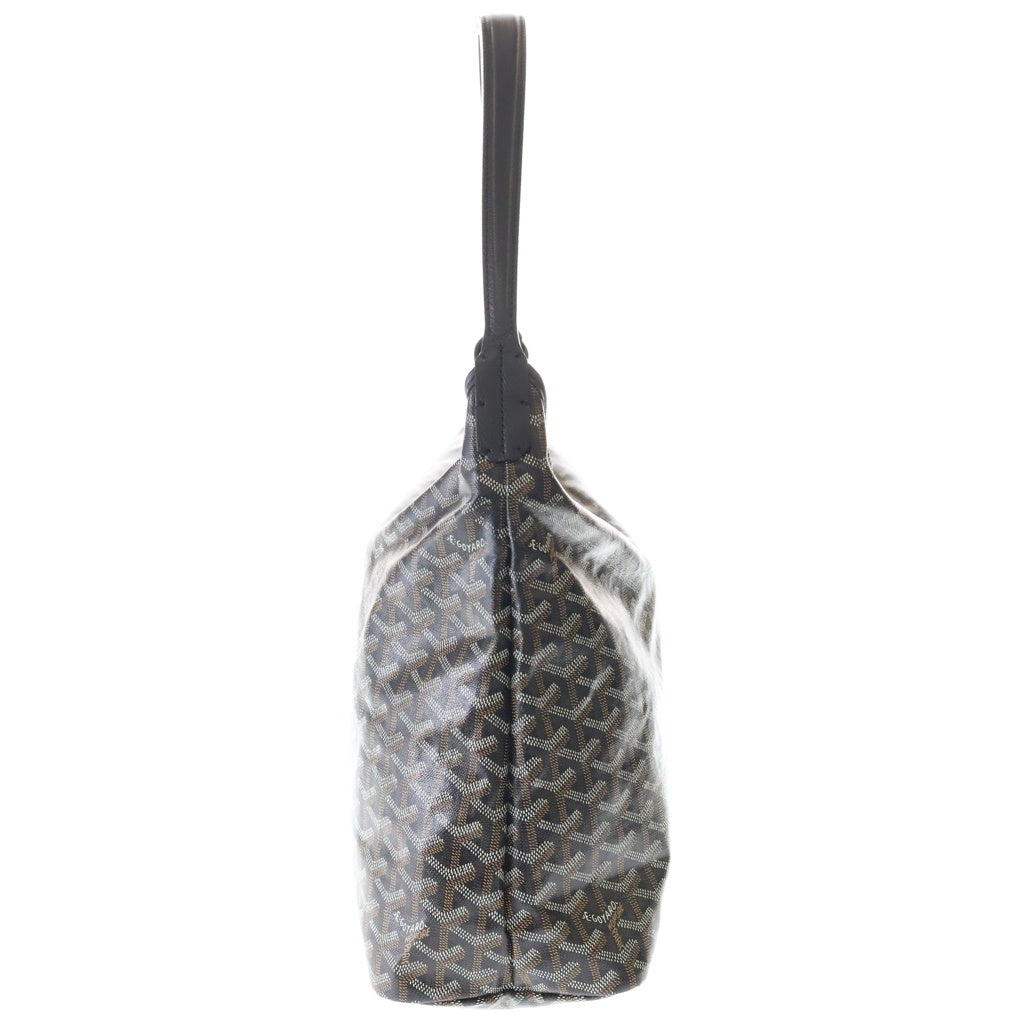 GOYARD(ゴヤール) ボエム ホーボー PVCコーティングキャンバス レザー ワンショルダーバッグ ブラック/ブラウン レディース