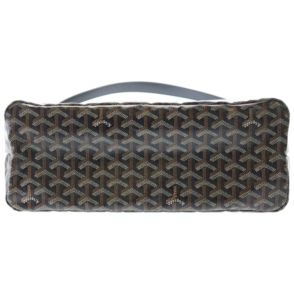 GOYARD(ゴヤール) ボエム ホーボー PVCコーティングキャンバス レザー ワンショルダーバッグ ブラック/ブラウン レディース