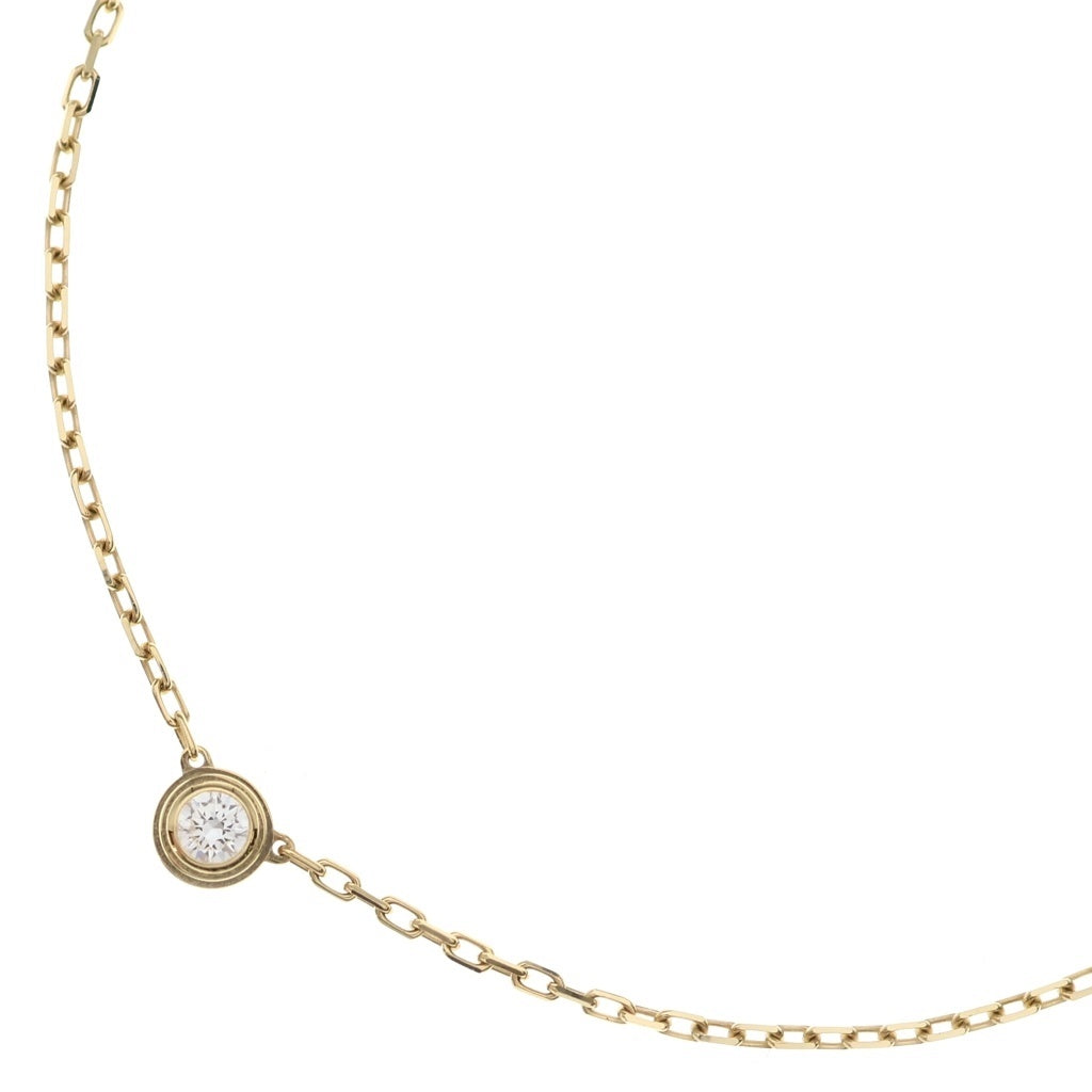 Cartier(カルティエ) ダムールSM 1PDネックレス ペンダント チェーン ゴールド Au750YG レディース