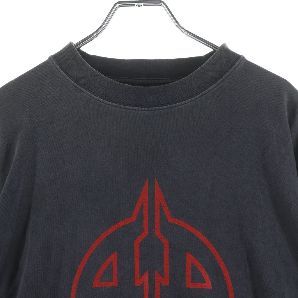 BALENCIAGA(バレンシアガ) 23AW Long Sleeve Metal T-Shirt メタルロゴ ロングスリーブカットソー 長袖Tシャツ グレー