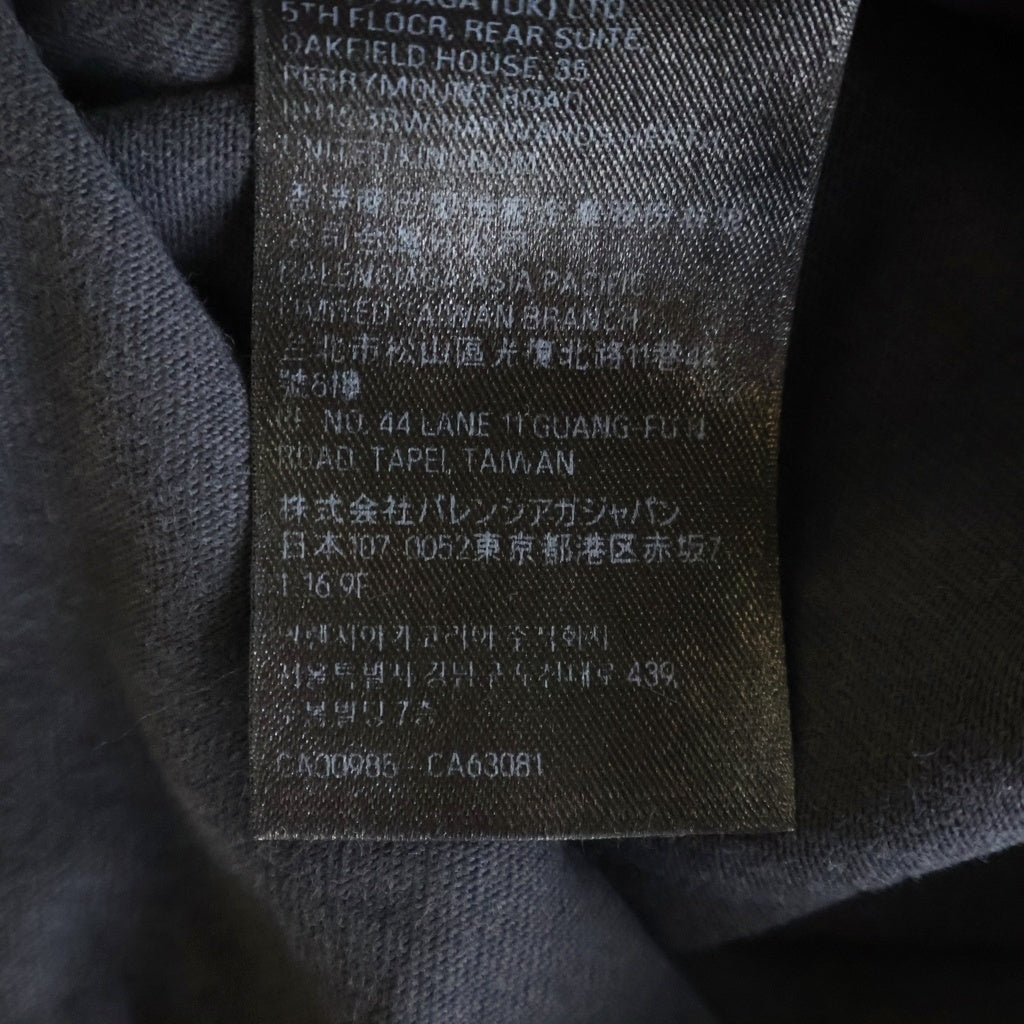 BALENCIAGA(バレンシアガ) 23AW Long Sleeve Metal T-Shirt メタルロゴ ロングスリーブカットソー 長袖Tシャツ グレー