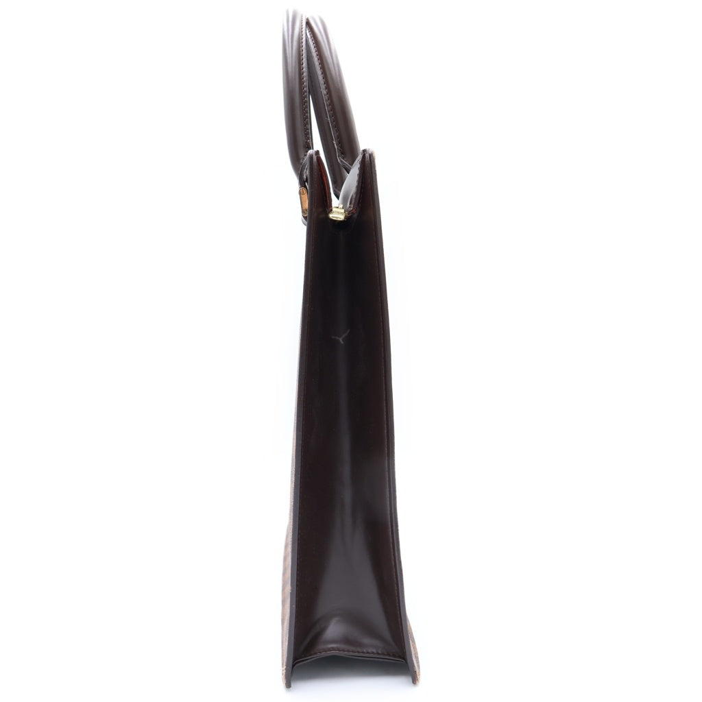 LOUIS VUITTON(ルイヴィトン) ダミエ ヴェニスGM トートバッグ ハンドバッグ ブラウン レザー×PVC N51146 ゴールド金具 レディース