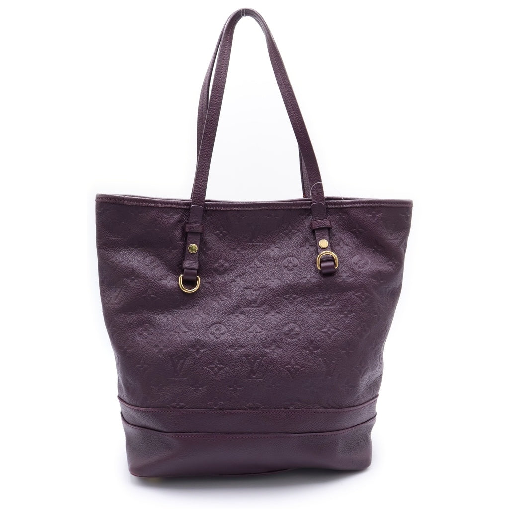 LOUIS VUITTON(ルイヴィトン) モノグラムアンプラント シタディンPM トートバッグ ハンドバッグ パープル レザー M40553 ゴールド金具
