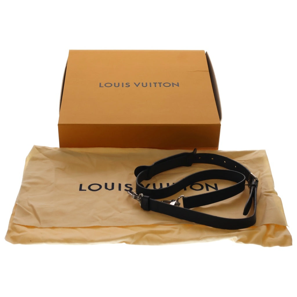 LOUIS VUITTON(ルイヴィトン) ポルトドキュマン ジュール NM モノグラムマカサー PVC レザー 2WAY ハンド ショルダー ビジネスバッグ シルバー金具 ブラウン/ブラック M54019