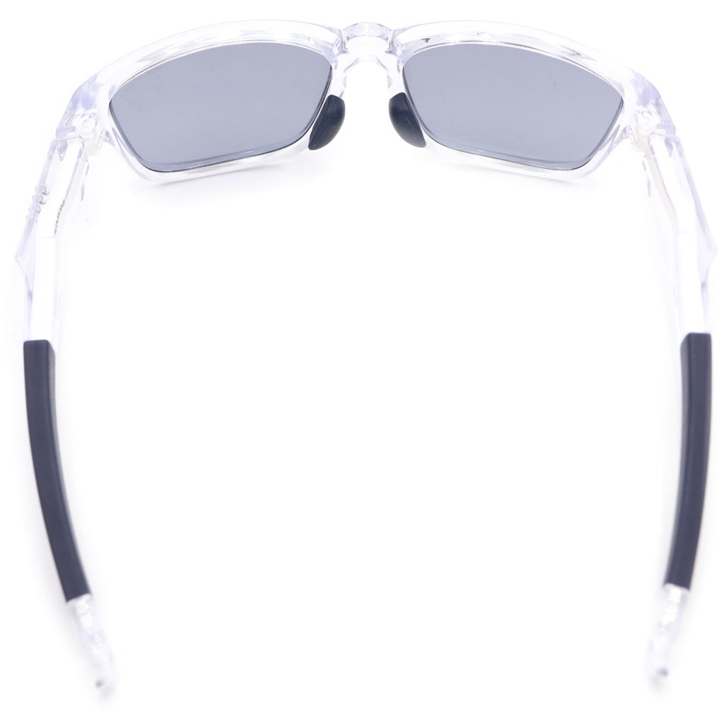 999.9(フォーナインズ) feelsun スクエアフレーム 偏光レンズ メガネ 眼鏡 アイウェア サングラス クリア/ネイビー F14-SP