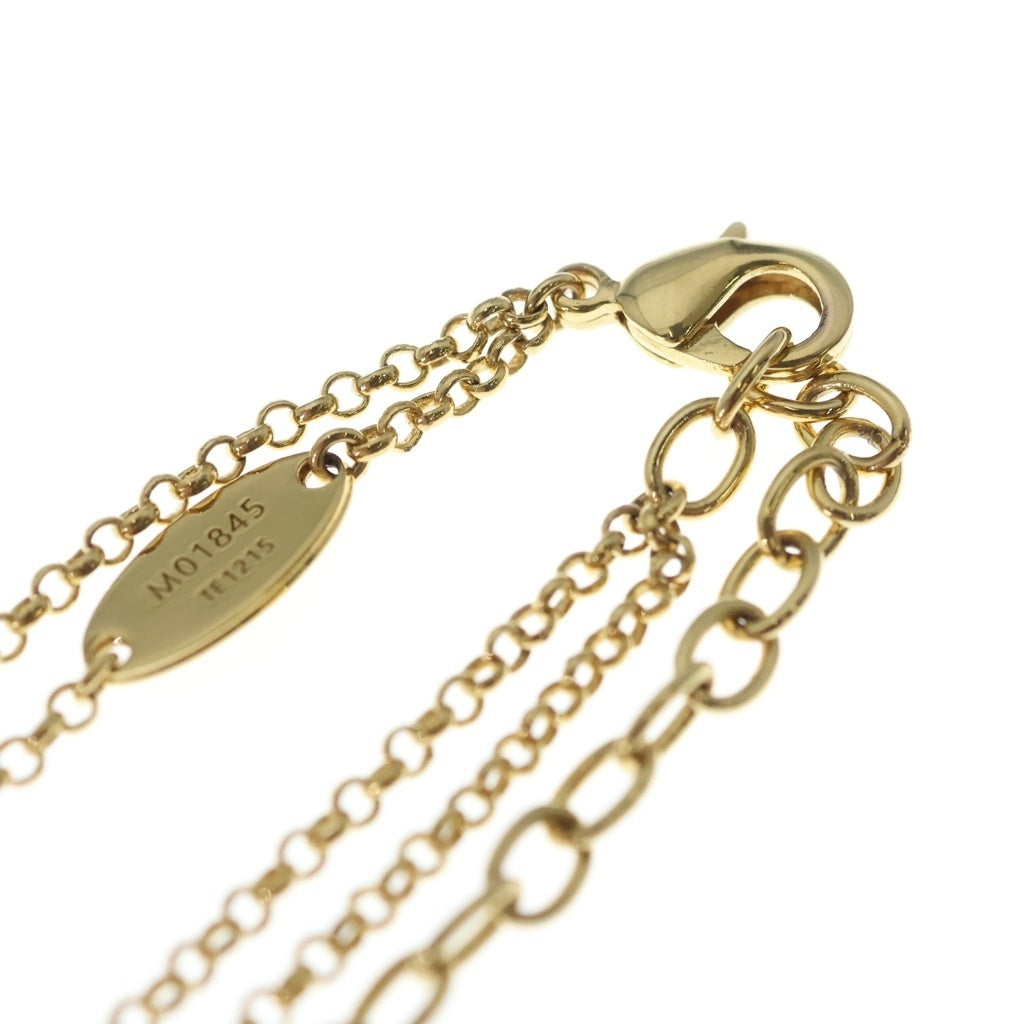 LOUIS VUITTON(ルイヴィトン) レディLV ラインストーン ネックレス M01845 GP ゴールド レディース